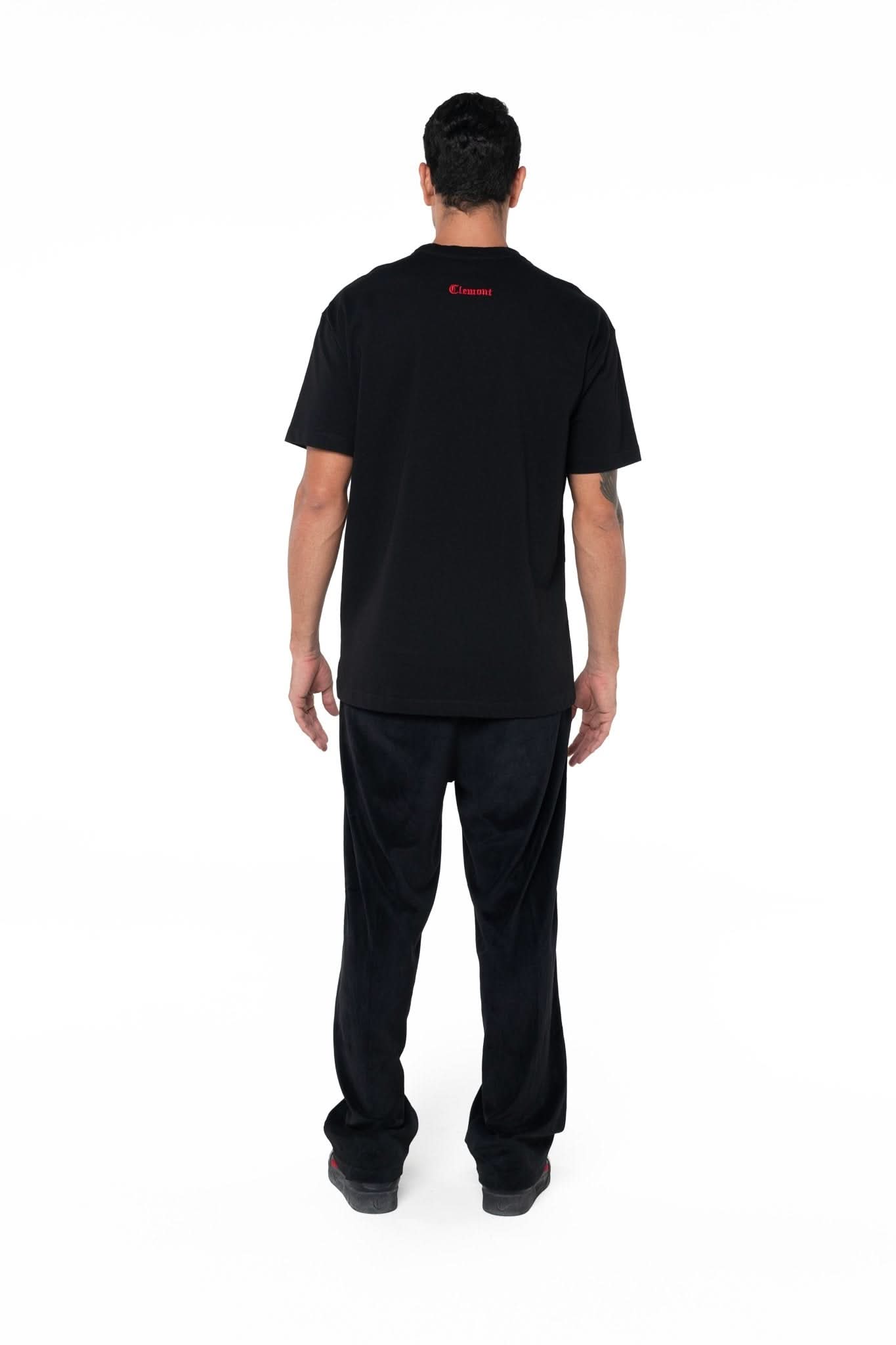 CAMISETA MASCULINA AFFIDARE NEGRO CLEMONT - Clemont Oficial