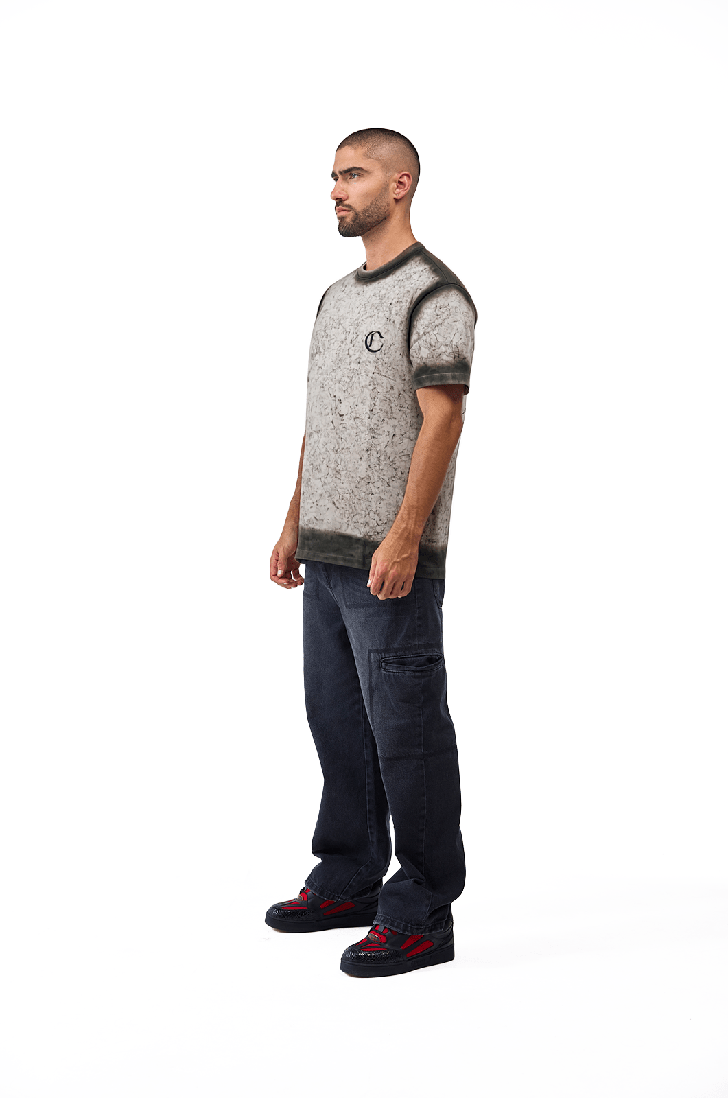 CAMISETA MASCULINA CAUTELA GRIS CLARO CLEMONT - Clemont Oficial