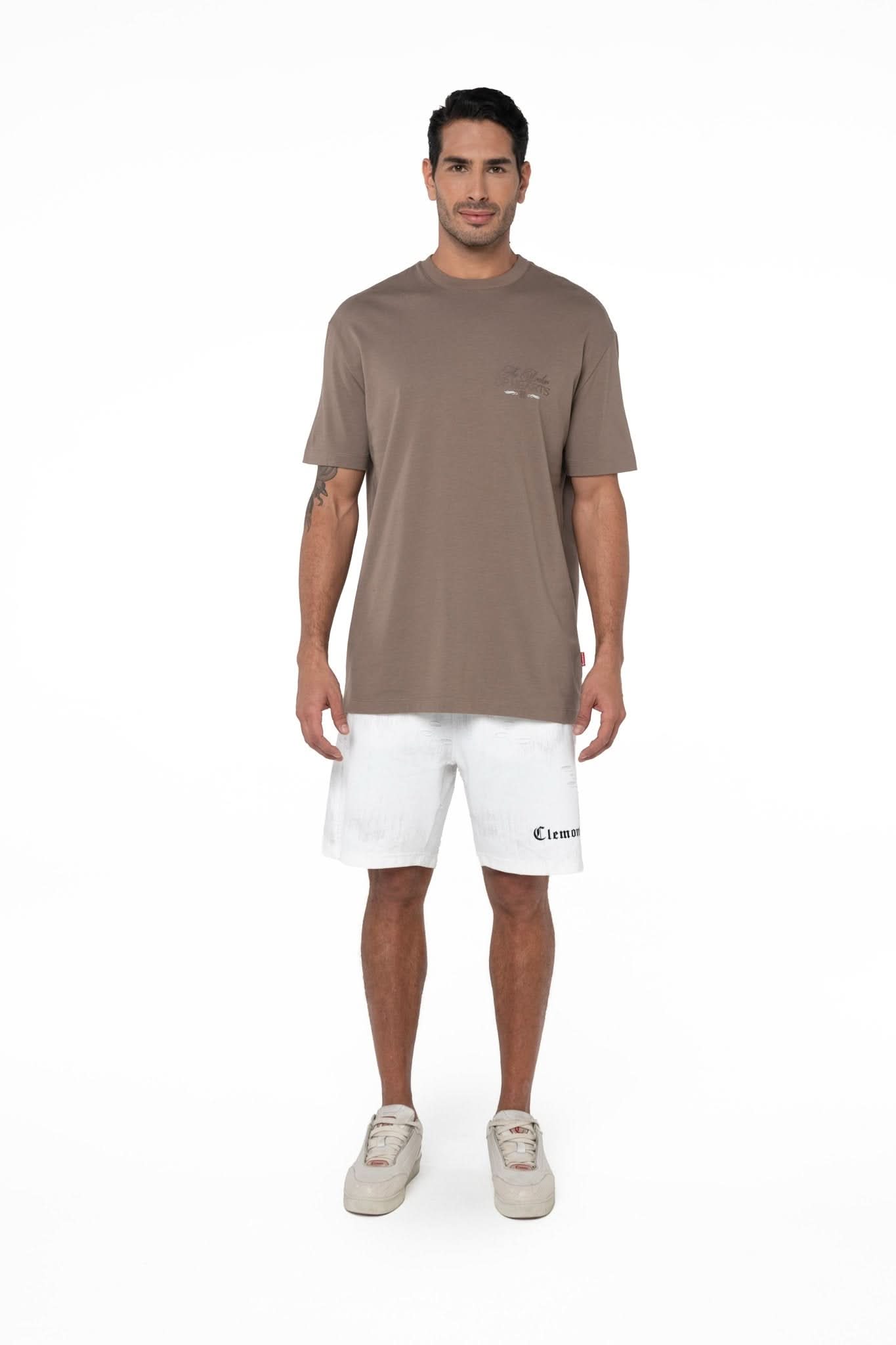 CAMISETA MASCULINA DIMORA TAUPE CLEMONT - Clemont Oficial