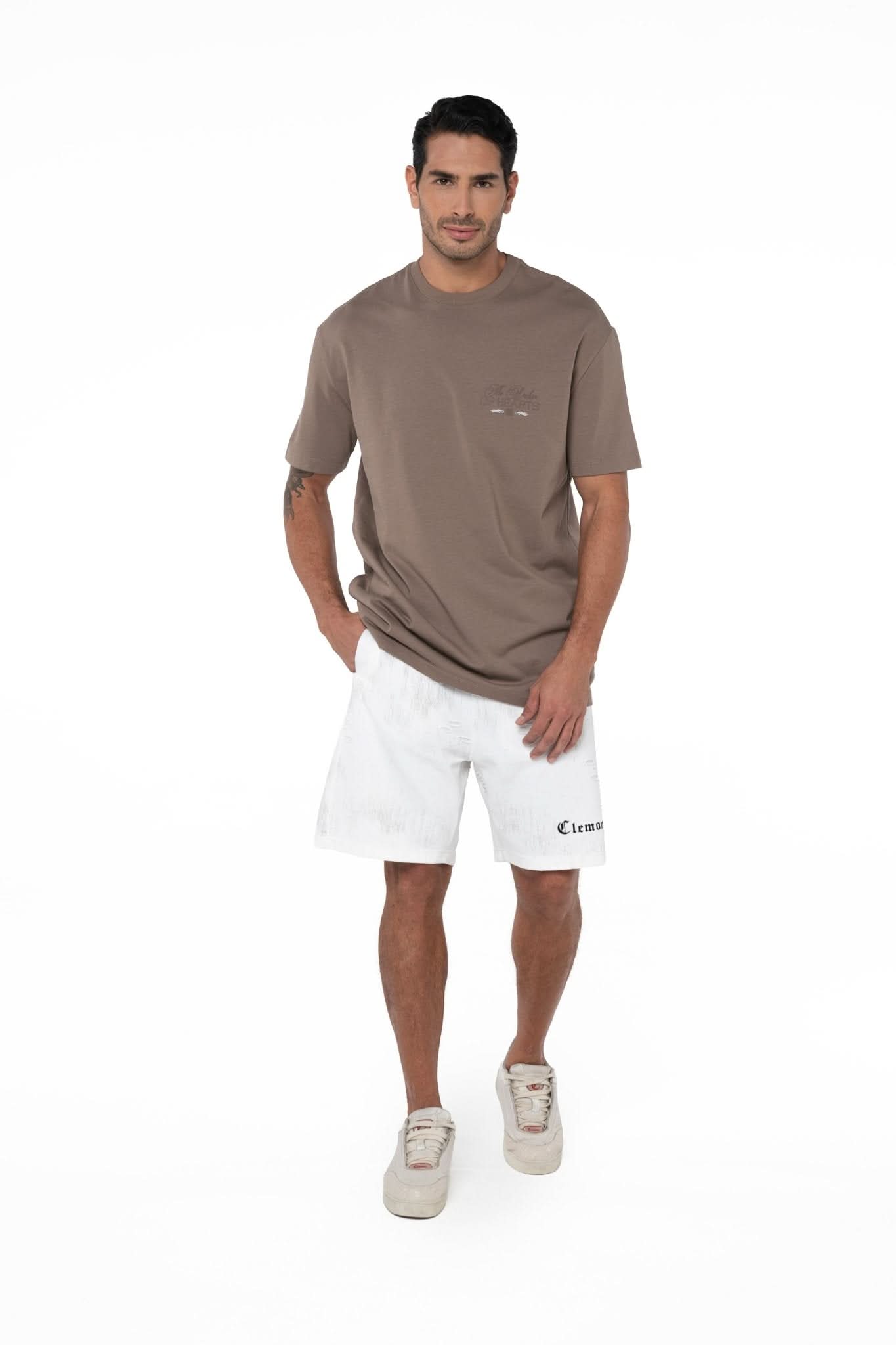 CAMISETA MASCULINA DIMORA TAUPE CLEMONT - Clemont Oficial