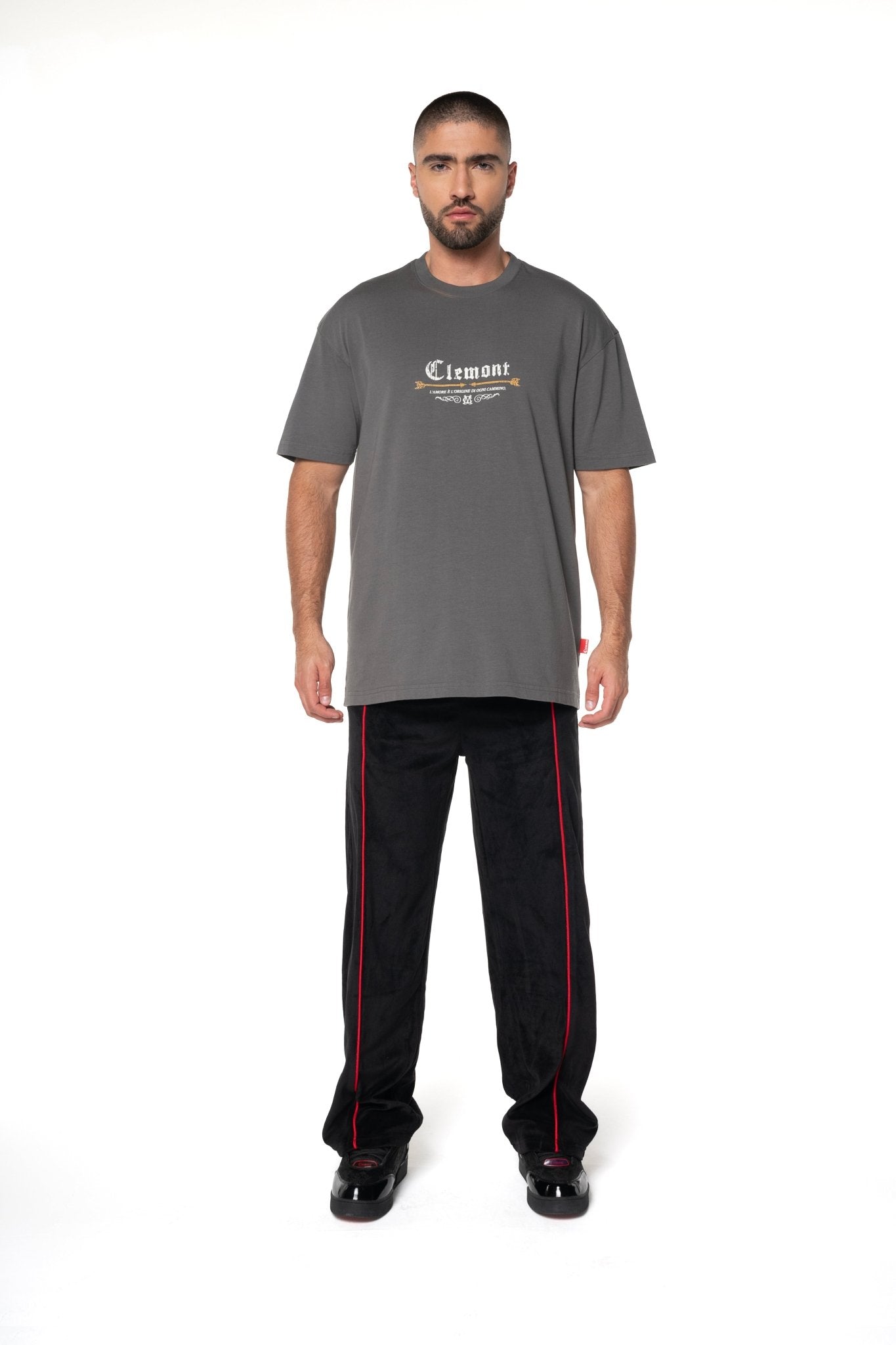 CAMISETA MASCULINA TATTILE GRIS CLEMONT - Clemont Oficial