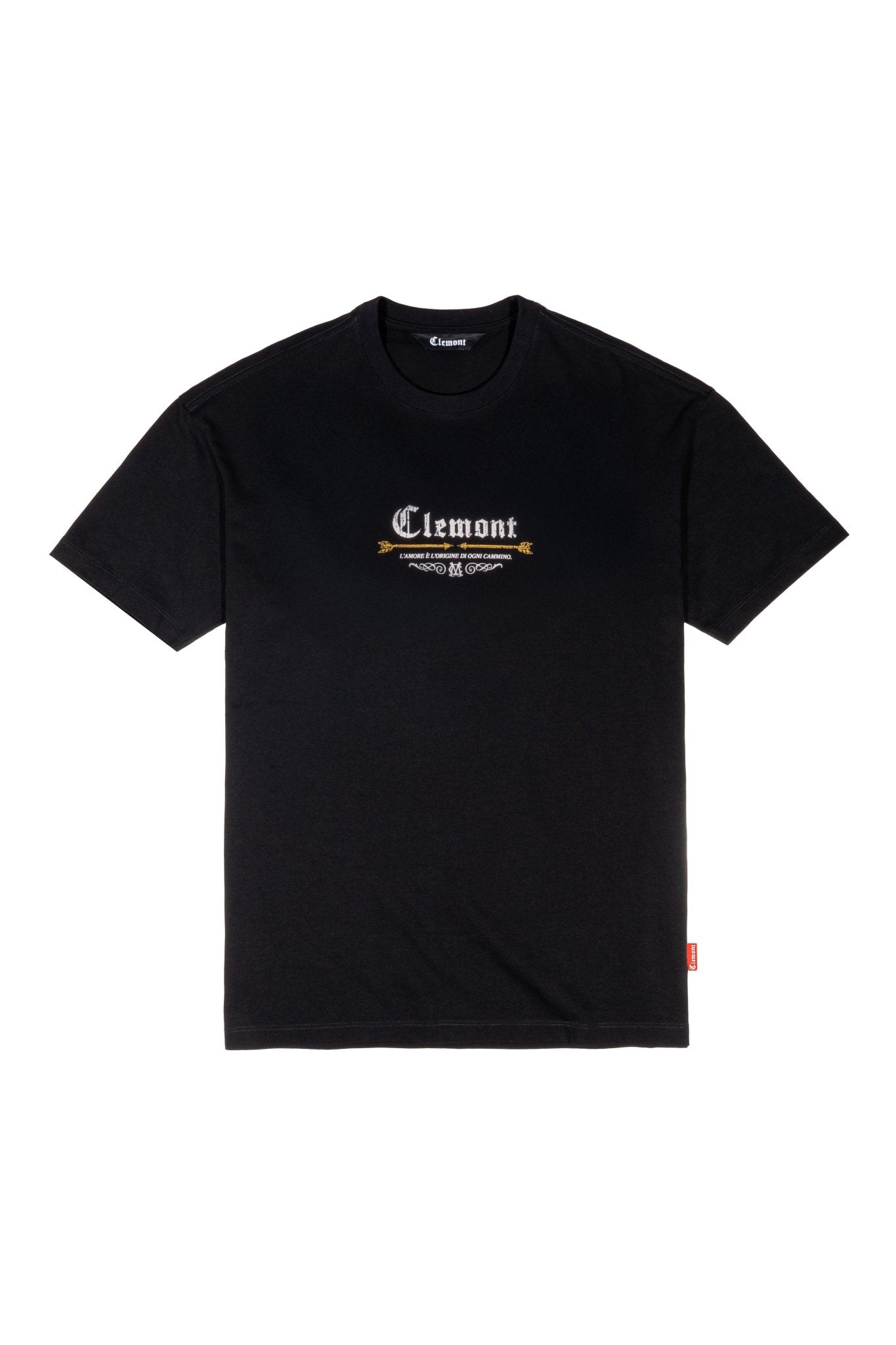 CAMISETA MASCULINA TATTILE NEGRO CLEMONT - Clemont Oficial