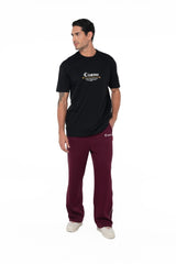 CAMISETA MASCULINA TATTILE SEMI OVERSIZED NEGRO CLEMONT - Clemont Oficial