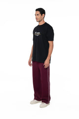 CAMISETA MASCULINA TATTILE SEMI OVERSIZED NEGRO CLEMONT - Clemont Oficial