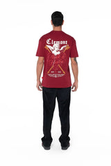 CAMISETA MASCULINA TATTILE SEMI OVERSIZED VINOTINTO CLEMONT - Clemont Oficial