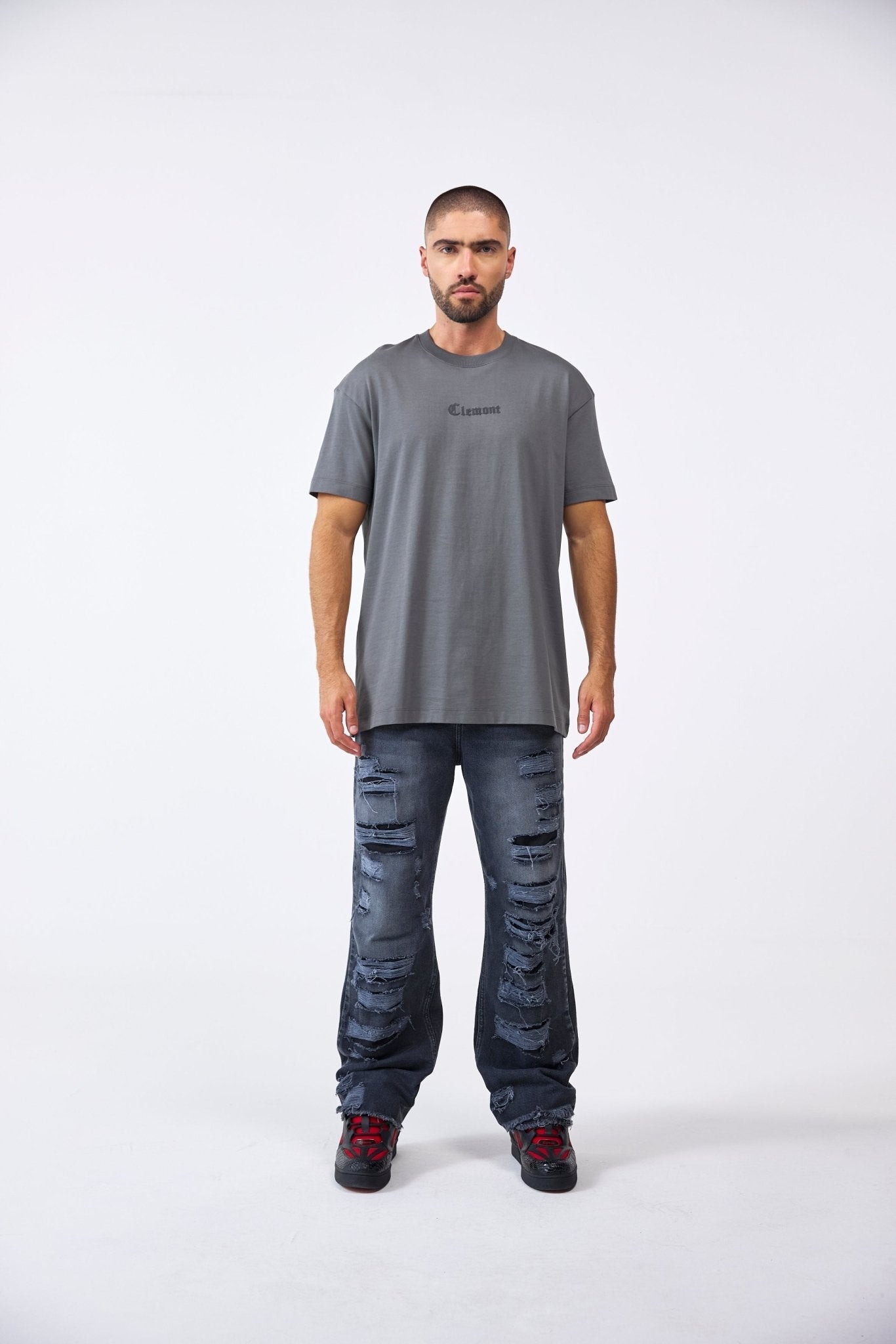 CAMISETA MASCULINO BRUMALE GRIS OSCURO CLEMONT - CLEMONT.CO S.A.S.