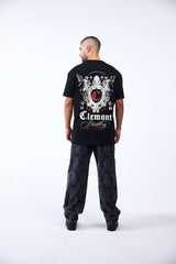 CAMISETA MASCULINO EUFORIA NEGRO CLEMONT - Clemont Oficial