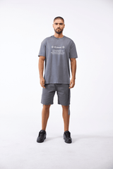 CAMISETA MASCULINO INQUIETANTE GRIS OSCURO CLEMONT - Clemont Oficial
