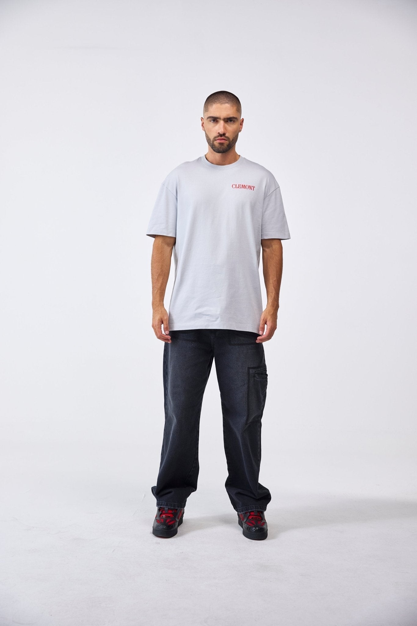 CAMISETA MASCULINO OMISSIONE GRIS CLEMONT - CLEMONT.CO S.A.S.