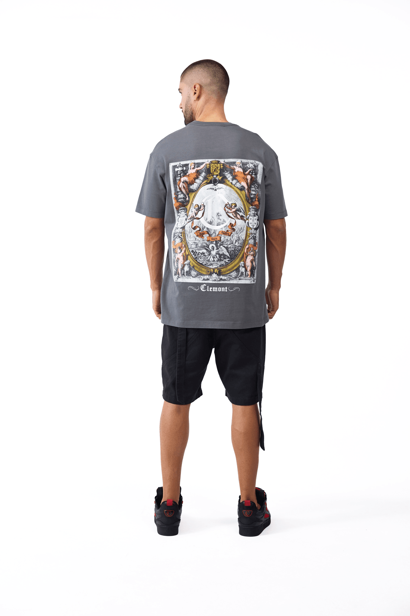 CAMISETA MASCULINO PALADINO GRIS OSCURO CLEMONT - CLEMONT.CO S.A.S.