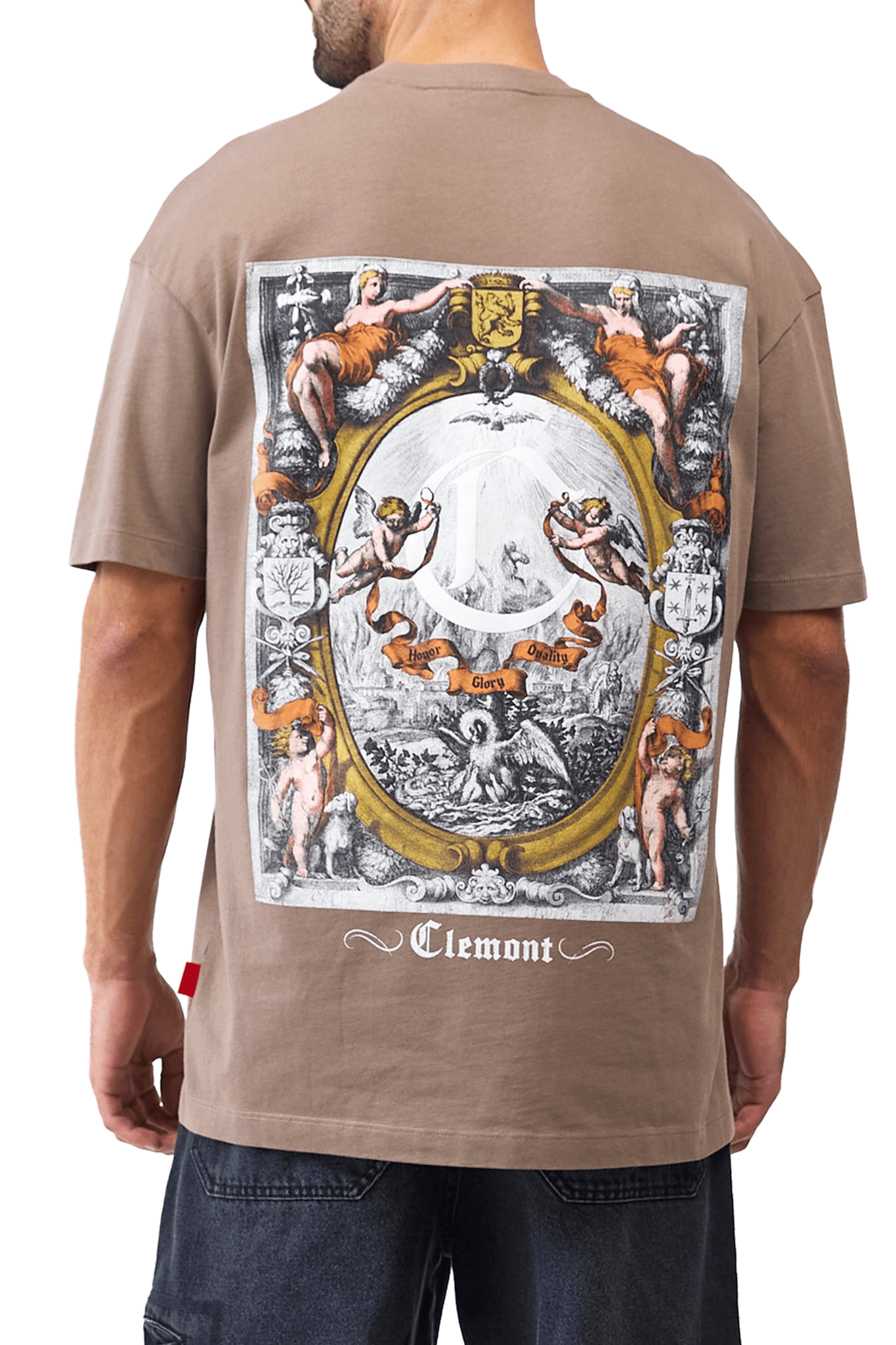 CAMISETA MASCULINO PALADINO TAUPE CLEMONT - CLEMONT.CO S.A.S.