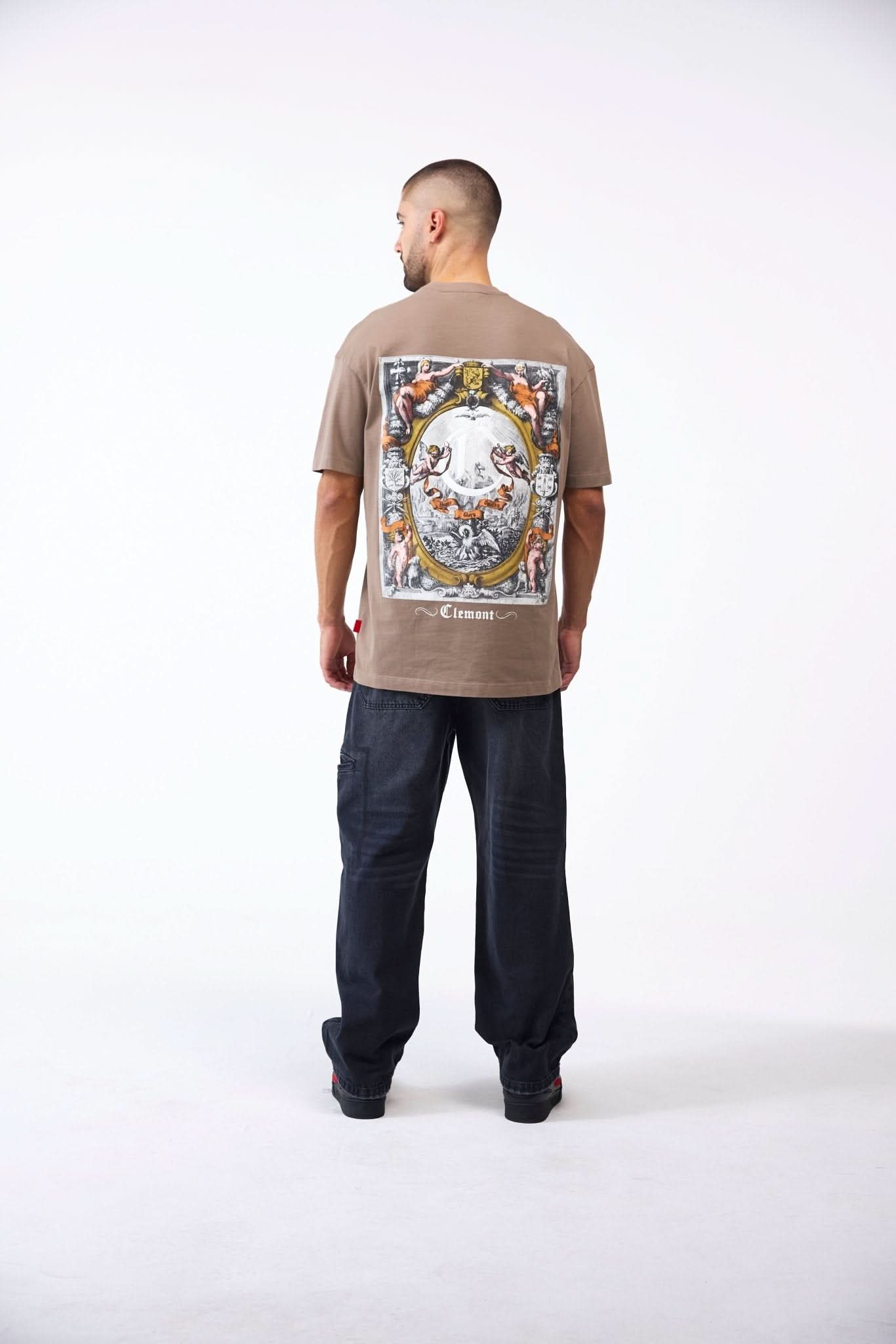 CAMISETA MASCULINO PALADINO TAUPE CLEMONT - Clemont Oficial