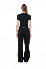 CAMISETA MUJER IRISDECENTE NEGRO CLEMONT - Clemont Oficial