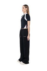 CAMISETA MUJER IRISDECENTE NEGRO CLEMONT - Clemont Oficial