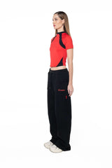 CAMISETA MUJER IRISDECENTE ROJO CLEMONT - Clemont Oficial