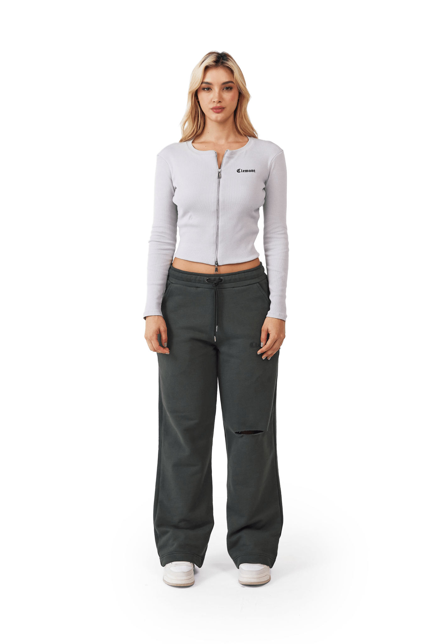 CAMISETA MUJER VELENO GRIS CLEMONT - Clemont Oficial