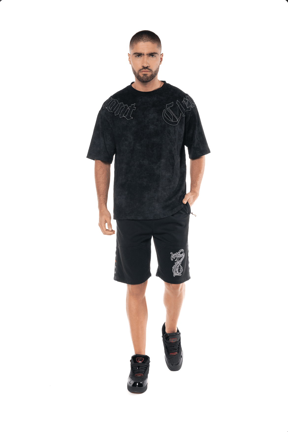 CAMISETA OVERSIZED AFFANNO NEGRO MASCULINO CLEMONT - CLEMONT.CO S.A.S.