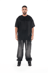 CAMISETA OVERSIZED ANGOSCIA NEGRO MASCULINO CLEMONT - CLEMONT.CO S.A.S.