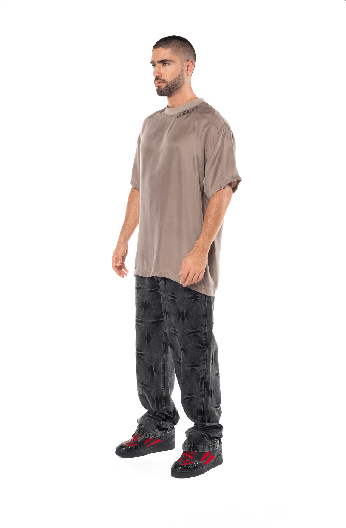 CAMISETA OVERSIZED ANGOSCIA NUDE MASCULINO CLEMONT - CLEMONT.CO S.A.S.
