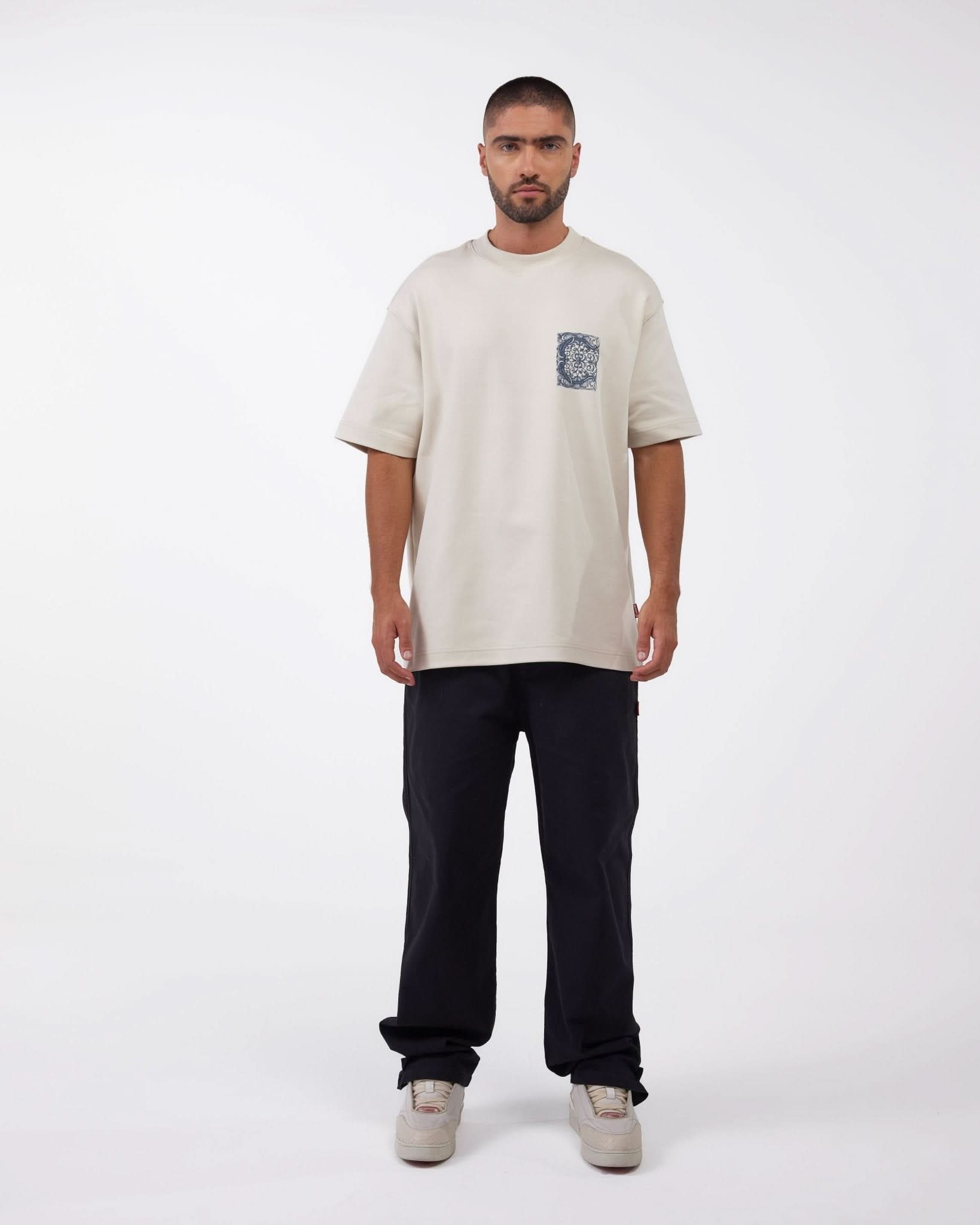 CAMISETA OVERSIZED ELEVARE CREMA CLEMONT - CLEMONT.CO S.A.S.
