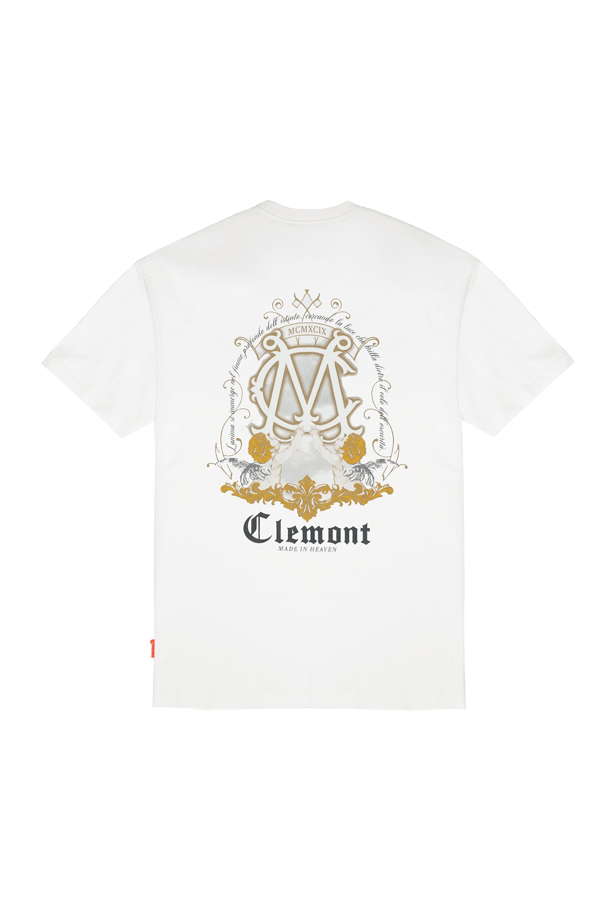 CAMISETA OVERSIZED HOMBRE PALPITARE CREMA CLEMONT - Clemont Oficial