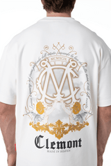 CAMISETA OVERSIZED HOMBRE PALPITARE CREMA CLEMONT - Clemont Oficial