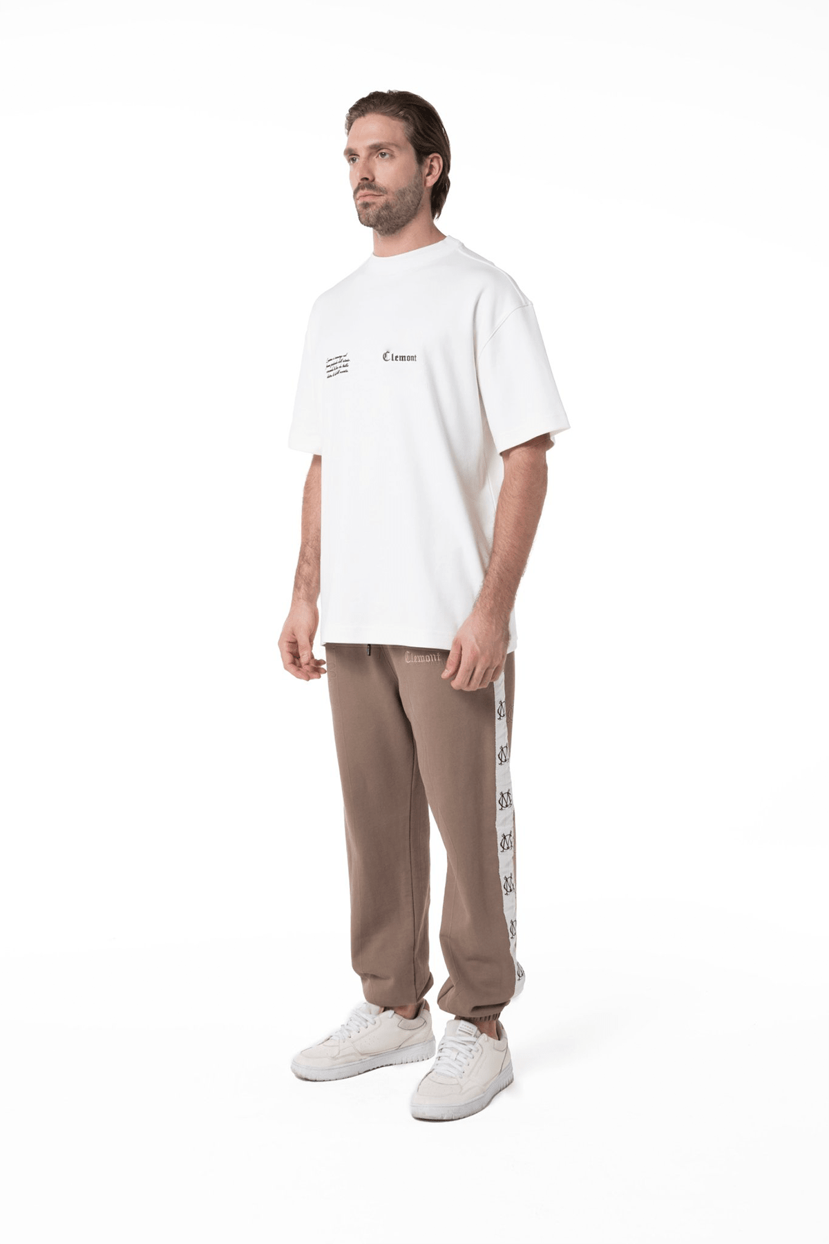 CAMISETA OVERSIZED HOMBRE PALPITARE CREMA CLEMONT - Clemont Oficial
