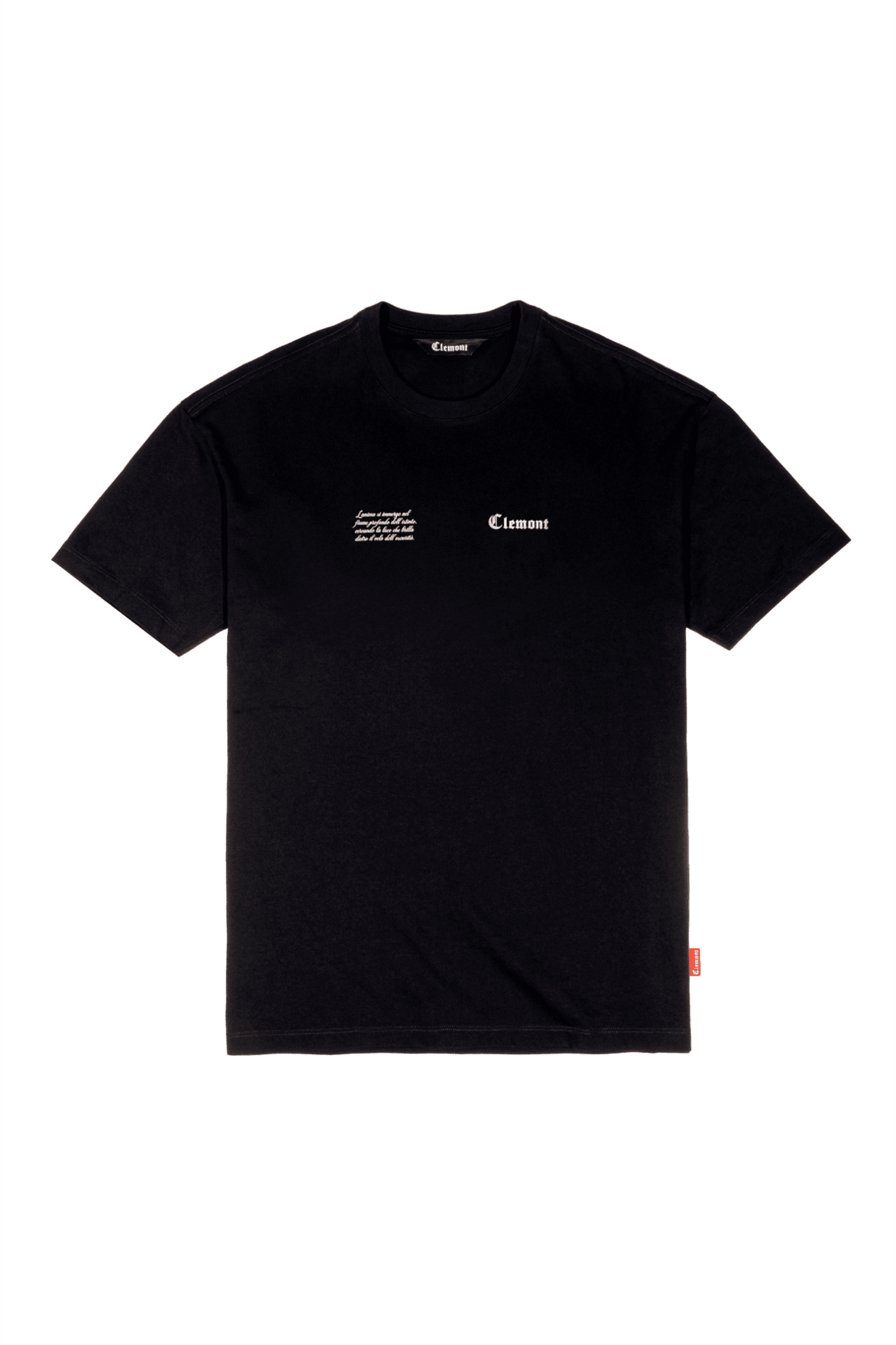 CAMISETA OVERSIZED HOMBRE PALPITARE NEGRO CLEMONT - Clemont Oficial