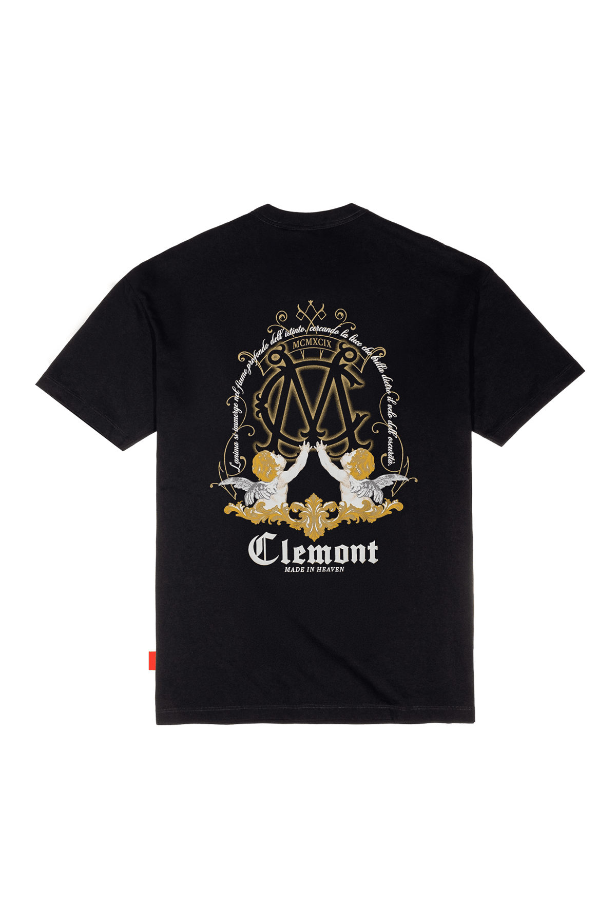 CAMISETA OVERSIZED HOMBRE PALPITARE NEGRO CLEMONT - Clemont Oficial