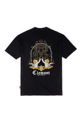 CAMISETA OVERSIZED HOMBRE PALPITARE NEGRO CLEMONT - Clemont Oficial