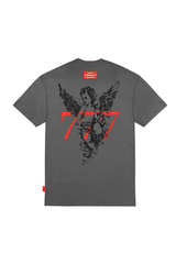 CAMISETA OVERSIZED HOMBRE PROMESSA GRIS OSCURO CLEMONT - Clemont Oficial