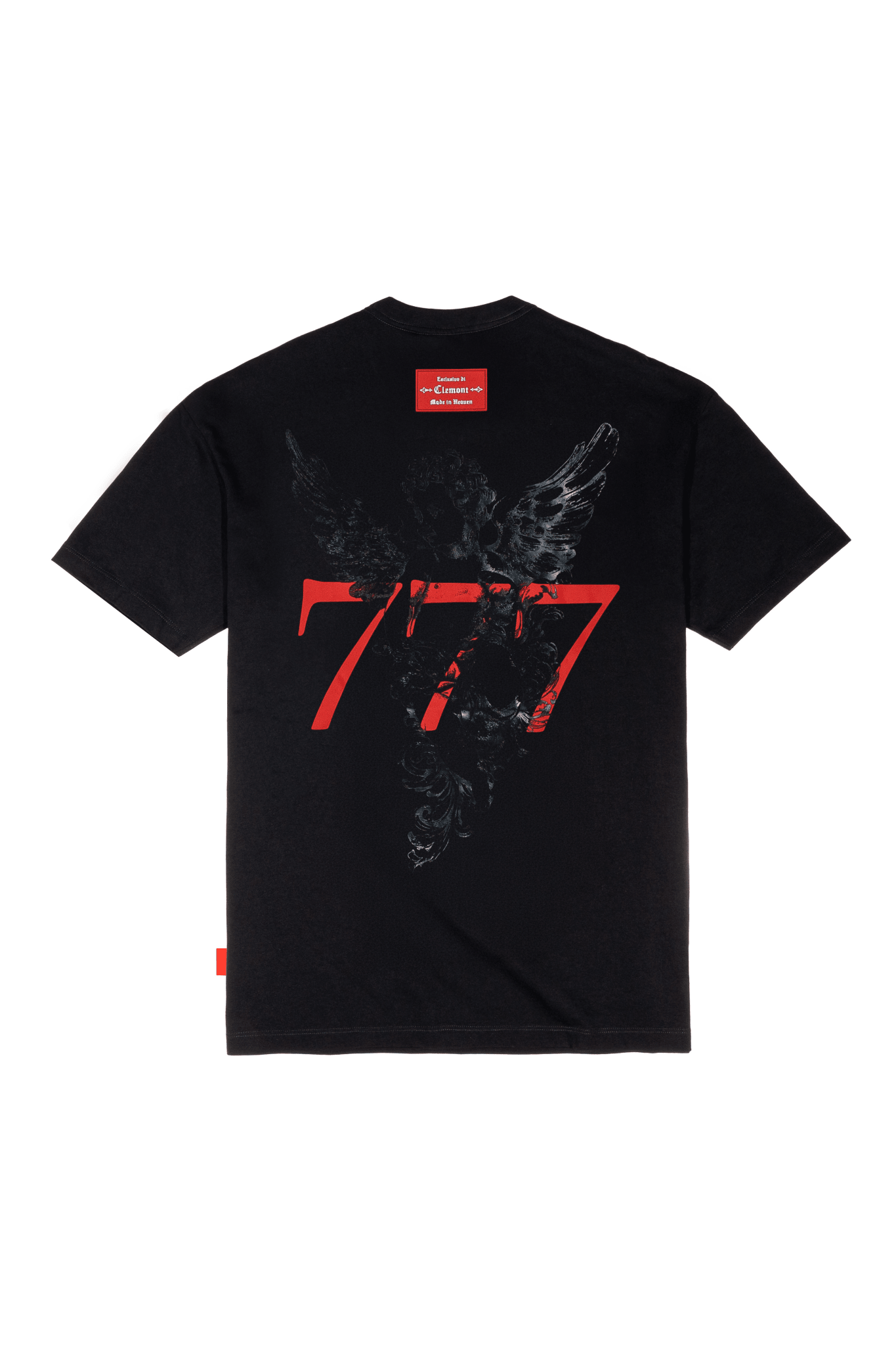 CAMISETA OVERSIZED HOMBRE PROMESSA NEGRO CLEMONT - Clemont Oficial