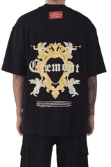 CAMISETA OVERSIZED ILLUMINATO NEGRO CLEMONT - CLEMONT.CO S.A.S.