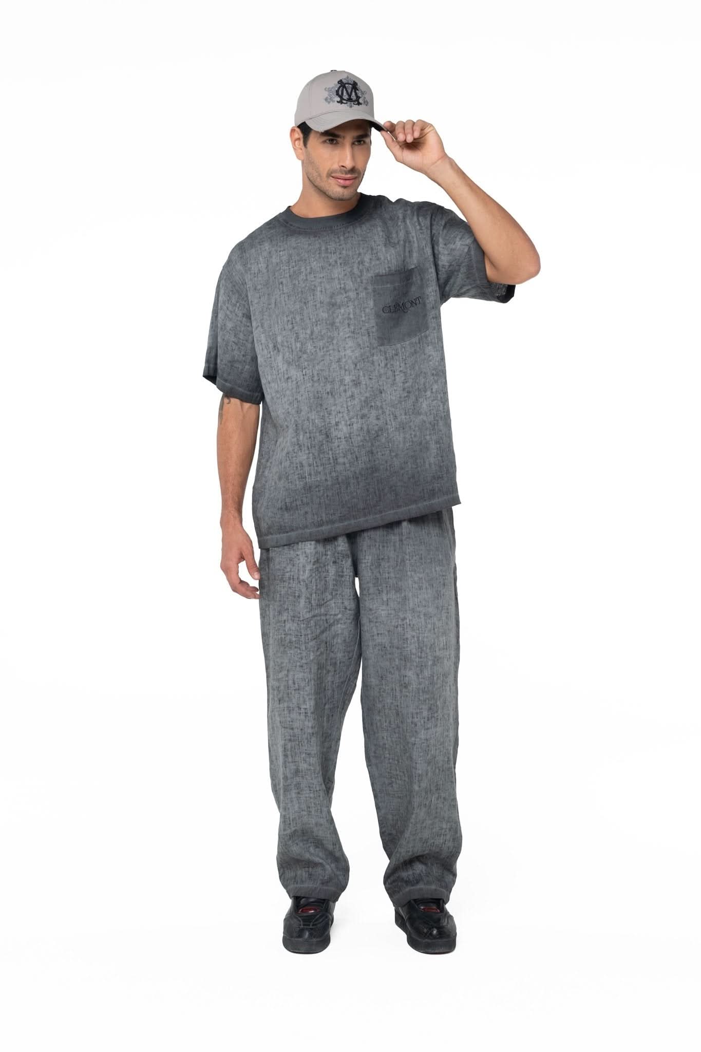 CAMISETA OVERSIZED MASCLINA PETRA NEGRO CLEMONT - Clemont Oficial