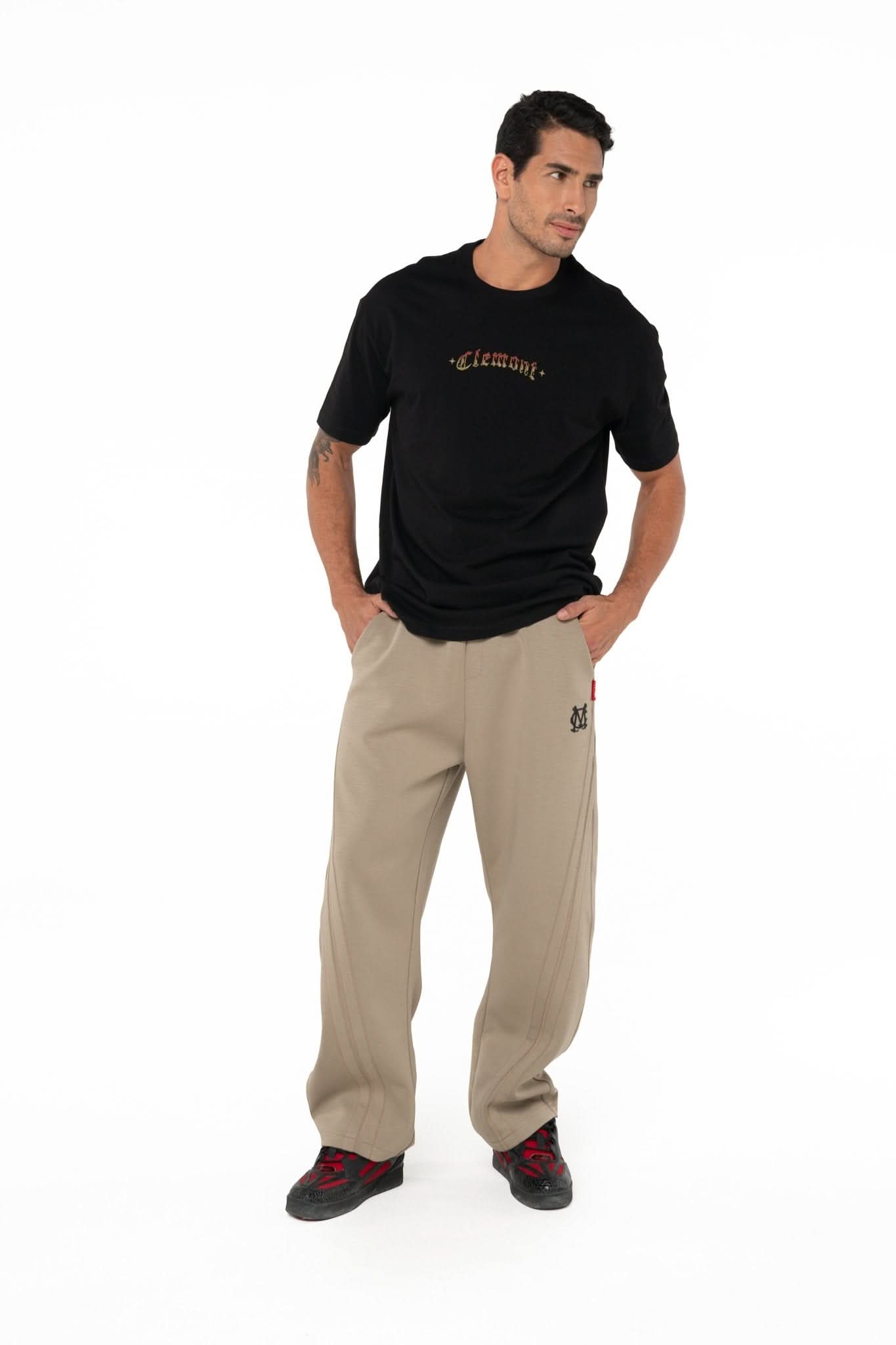 CAMISETA OVERSIZED MASCULINA ABBRACCIO NEGRO CLEMONT - Clemont Oficial