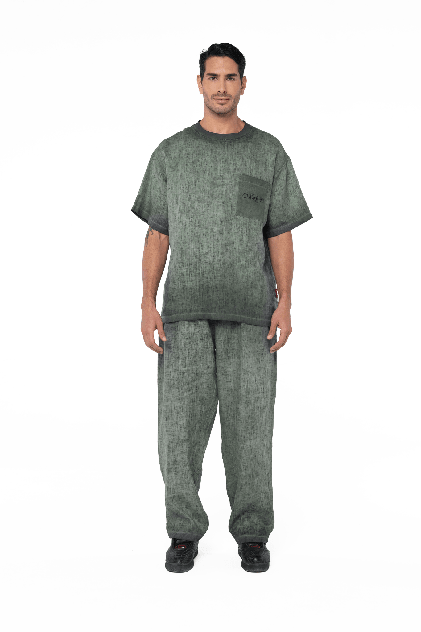 CAMISETA OVERSIZED MASCULINA PETRA VERDE CLEMONT - Clemont Oficial