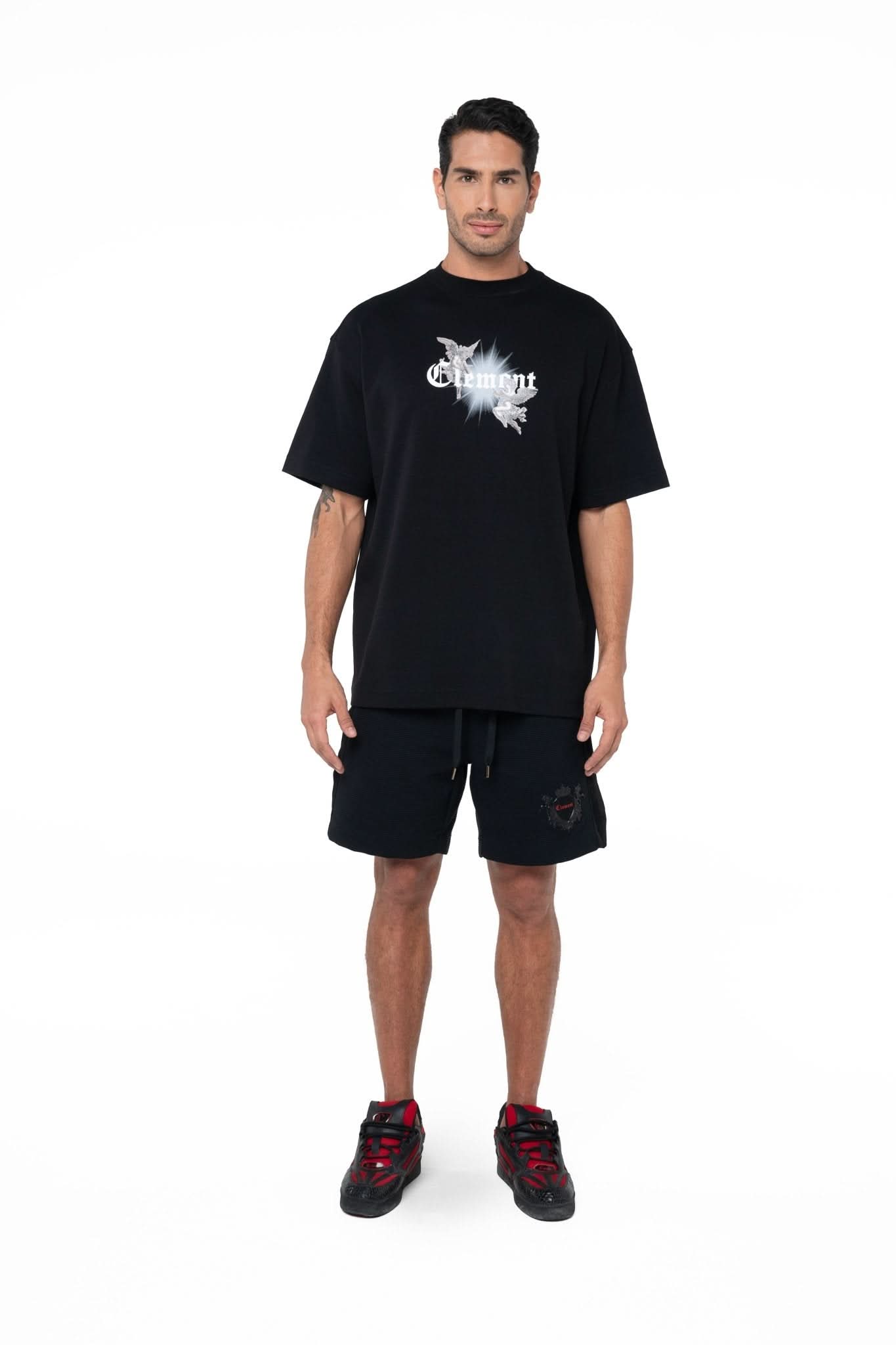 CAMISETA OVERSIZED MASCULINA RIFIORIRE NEGRO CLEMONT - Clemont Oficial