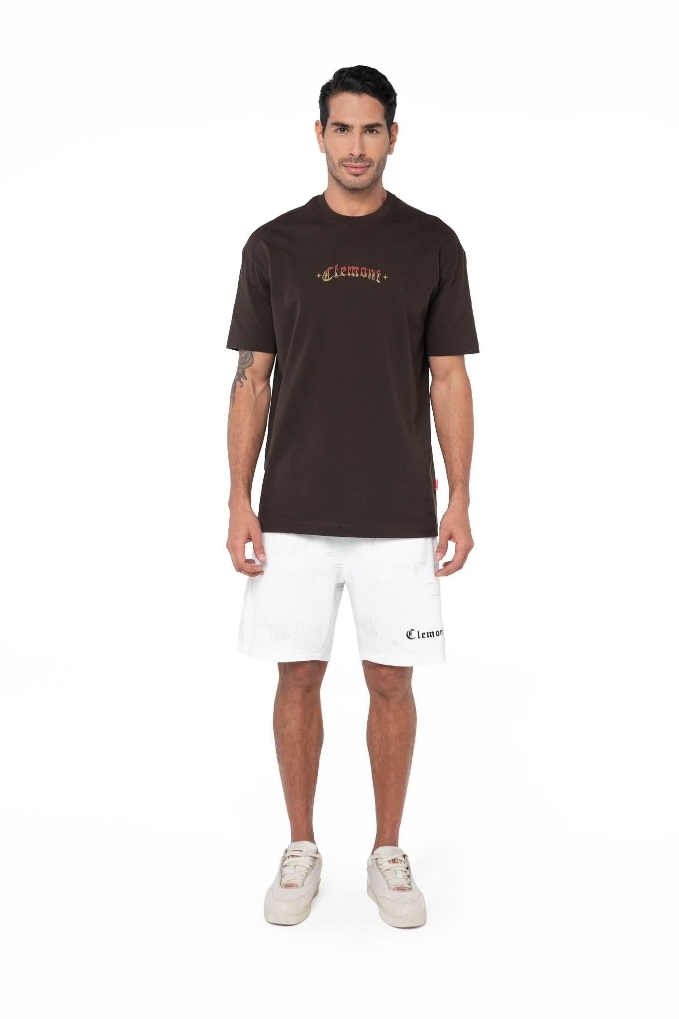 CAMISETA OVERSIZED MASCULINO ABBRACCIO MOCCA CLEMONT - Clemont Oficial