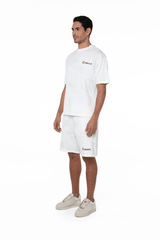 CAMISETA OVERSIZED MASCULINO ESTIVO CREMA/NEGRO CLEMONT - Clemont Oficial