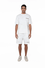 CAMISETA OVERSIZED MASCULINO ESTIVO CREMA/NEGRO CLEMONT - Clemont Oficial