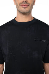 CAMISETA OVERSIZED MASCULINO ESTIVO NEGRO/SILVER CLEMONT - Clemont Oficial