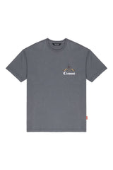CAMISETA OVERSIZED MASCULINO FILIGRANA GRIS OSCURO CLEMONT - CLEMONT.CO S.A.S.