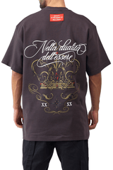 CAMISETA OVERSIZED MASCULINO FILIGRANA MOCCA CLEMONT - CLEMONT.CO S.A.S.