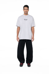 CAMISETA OVERSIZED MASCULINO FRAMHOMBRETO GRIS CLEMONT - Clemont Oficial