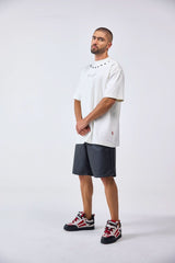 CAMISETA OVERSIZED MASCULINO METAMORFOSI CREMA CLEMONT - CLEMONT.CO S.A.S.