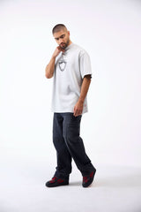 CAMISETA OVERSIZED MASCULINO MIRABILE GRIS CLEMONT - CLEMONT.CO S.A.S.