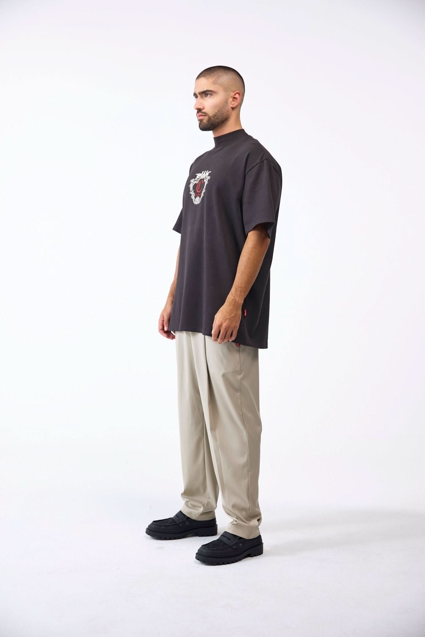 CAMISETA OVERSIZED MASCULINO MIRABILE MOCCA CLEMONT - CLEMONT.CO S.A.S.