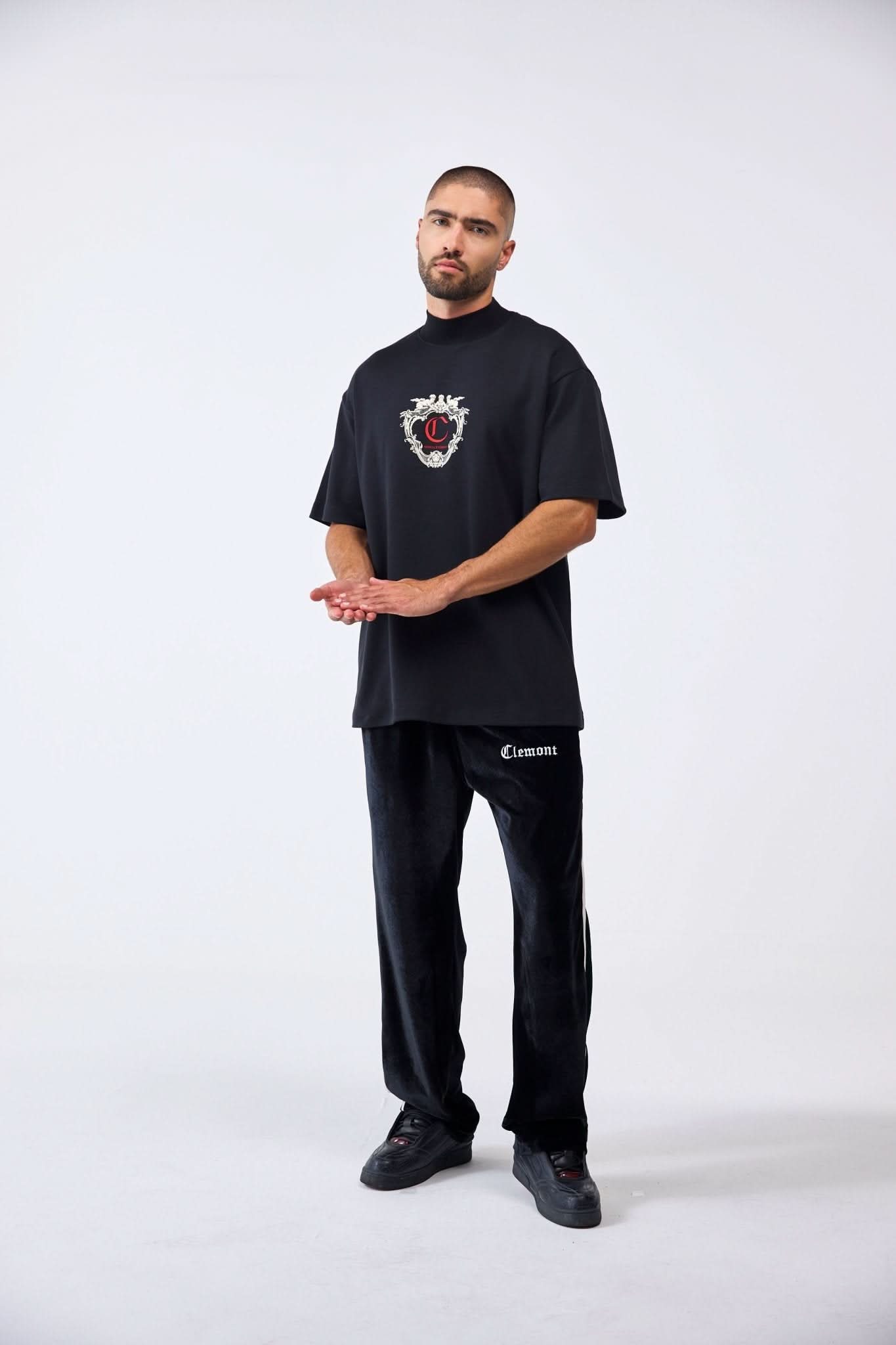 CAMISETA OVERSIZED MASCULINO MIRABILE NEGRO CLEMONT - CLEMONT.CO S.A.S.