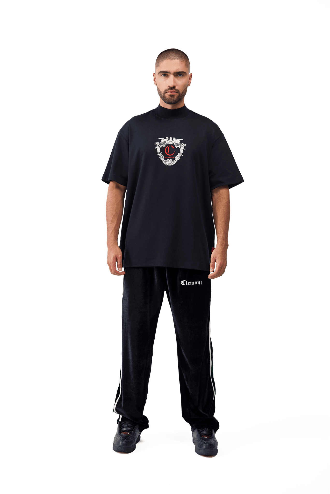 CAMISETA OVERSIZED MASCULINO MIRABILE NEGRO CLEMONT - CLEMONT.CO S.A.S.