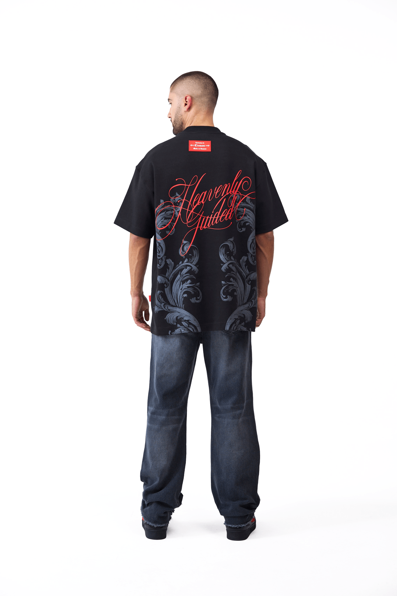 CAMISETA OVERSIZED MASCULINO NOCTURNA NEGRO CLEMONT - CLEMONT.CO S.A.S.